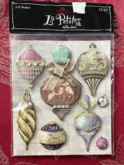 YOU CHOOSE – CHRISTMAS RARE RECOLLECTIONS LA PETITES – HARD TO FIND 3D STICKERS