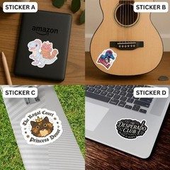 Dungeon Crawler Carl RANDOM Stickers Princess Donut New Achievement Vinyl Decals