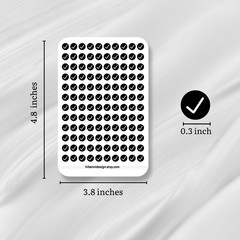 Checkmark planner stickers | To-do list | Dot icon | Checklist | Scrapbooking