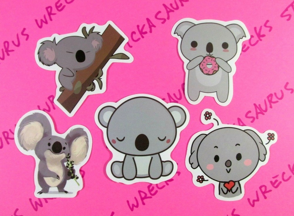 Cute Koalas Stickers Lot Style 1