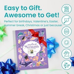 Creative Mermaid Toddler Sticker Book: 300+ Stickers for Imaginative Play