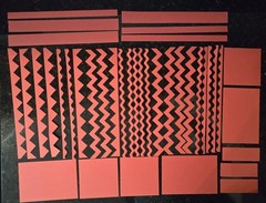 Creative Memories Geometric Die Cut Shapes Lots -39-65 PC-You Choose Color