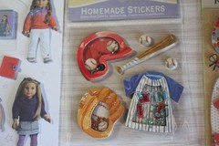Sticker lot American girl, school stuff, sports, travel, family 3-d collection