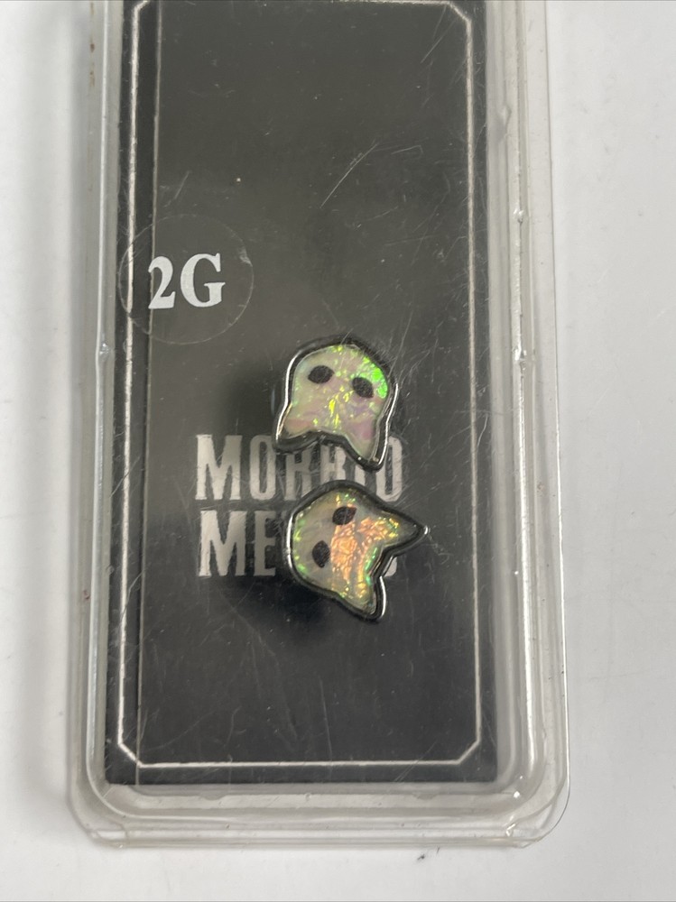 Morbid Metals Plug Iridescent Cat Shiny Mother Of Pearl Rare 2G New