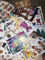 Vintage Paper Doll Theme Junk Journal Kit / Lot