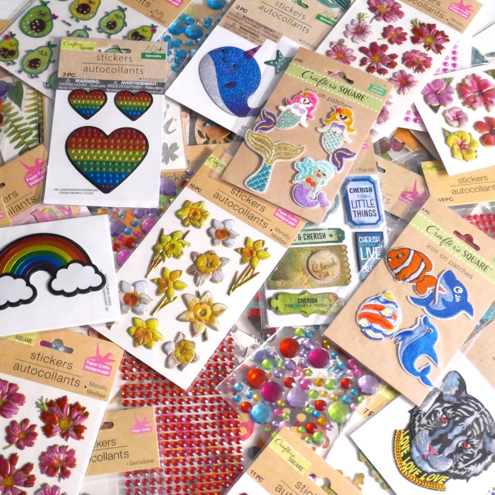 BIG LOT OF 62 PACKS OF CRAFTERS SQUARE ONLY! MANY THEME- ONLY A FEW DUPS
