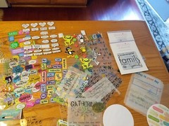 Large Lot of Assorted Scrapbook Stickers Accessories and More