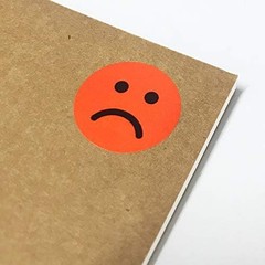 1200 Pieces – 1″ Happy/Sad Smile Face Behavior Emotion Stickers, Red/Yellow/Gree