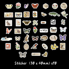 251Pcs Vintage Scrapbook Supplies Pack Kit for Junk Journal Bullet Aesthetic