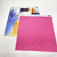 Michaels Scrapbook Paper Lot 12×12 Recollections 50 Sheets Single Sided d