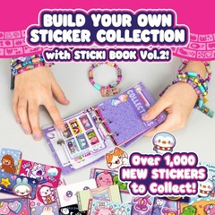 STICKI Rolls Series 2: 120 Restickable Mini Stickers with Activity Pages for Fun