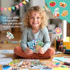 800 Stickers for Kids, Cute Stickers Kids Classroom, Including Dinosaur,Animal