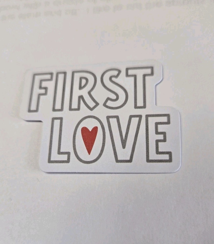 Creative Memories First Love ❤️ Scrapbook Die Cut Gray Red White Love