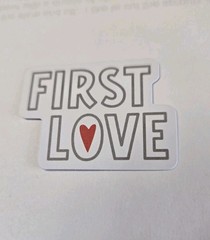 Creative Memories First Love ❤️ Scrapbook Die Cut Gray Red White Love