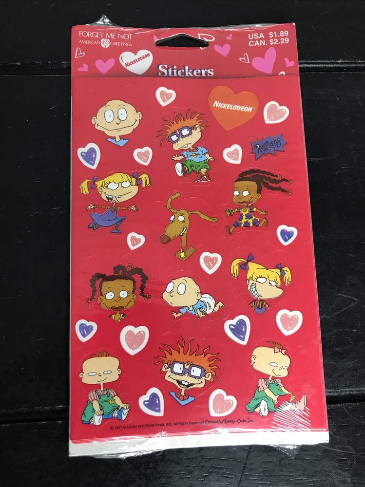 New Vintage Forget Me Not – American Greetings Nickelodeon Rugrats Stickers
