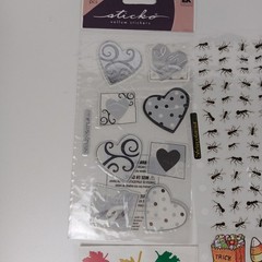 Sticko & Stickopotamus Stickers Binder Sticker Mixed Lot Of 12 Complete Sheets