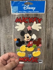 Disney Mickey Mouse Stars Hands Ears 3D Scrapbook Dimensional Stickers