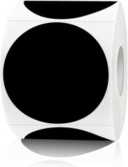 Removable Colored Dot Labels, 1.5 Inch Circle Stickers, Waterproof-Writable for