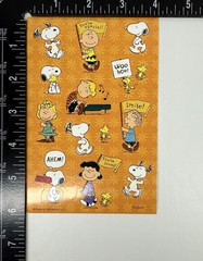 Peanuts Characters Stickers Snoopy Charlie Brown Encouragements 1 Sheet 13 Stkrs