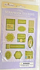 6 CRAFTING Scrapbook Sticker Sets PHRASE CAFE-Ms ELIZABETHS-SPRING SAYINGS 2004