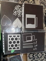 Thin Die Cut Lot For Paper crafting + More Hexagons Hearts Frames Borders