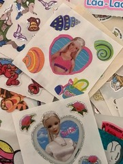 ♡10 Mods Sandylion Mix CHARACTER Grab Mystery Vintage Stickers Variety Random ♡