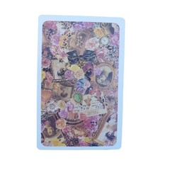 4 Flower Playing Cards Hyacinth Forget Me Not Anemone Collage Scrapbook Crafts