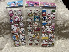 Retro Vintage Look Hello Kitty 3D Bubble Puffy Stickers 3 sets (#35)