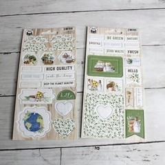 Scrapbook Cardstock Paper Pack Pads Chipboard Tags Embellishment 6×6 12 x 12 Lot
