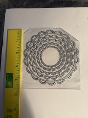 Metal Silver Set Of 3 Die Cuts. Heart, Square And Circle Shapes 22 Die Cuts. New