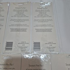 Vintage 1990’s Gibson Stickety Doo Da 2 Stickers Sheets & 5 Removeable Stickers