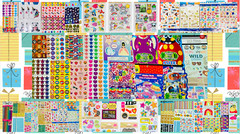 1699+ Lot of Scrapbooking Stickers Assorted Brands Mixed Themed Card Making DIY