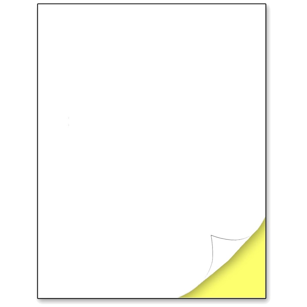 White Sticker Paper, 200 Sheets – Printable, Matte