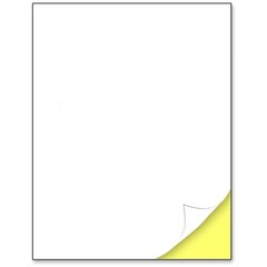 White Sticker Paper, 200 Sheets – Printable, Matte