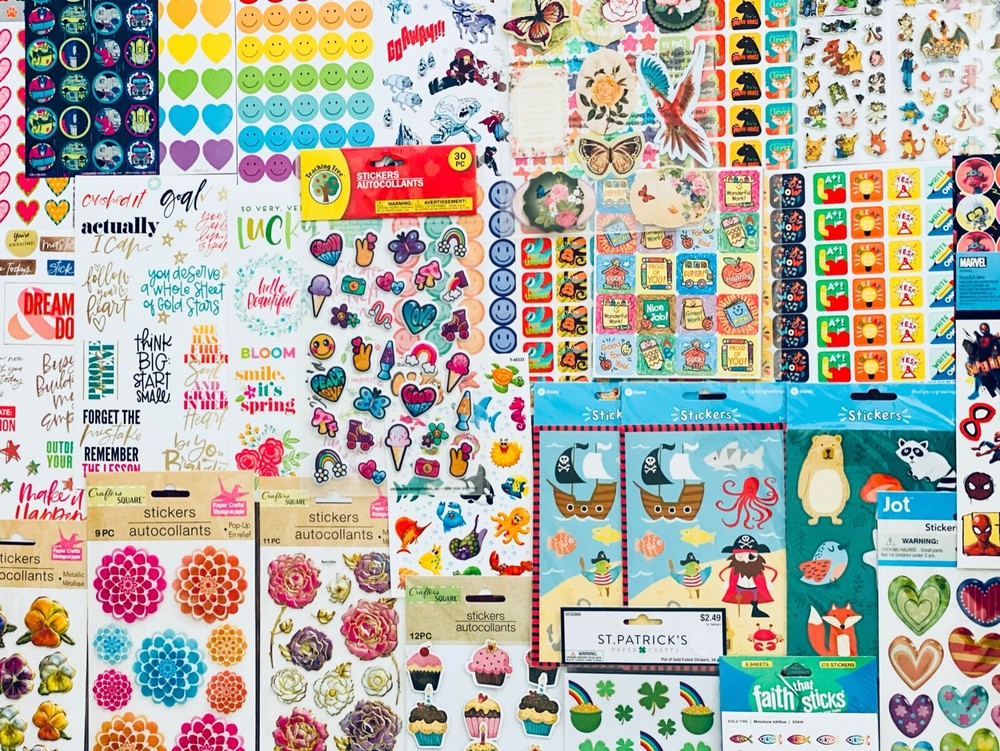 333 STICKER TEEN Lot, Sandylion Hallmark Crafters Corner American Greetings