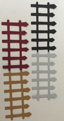 PICKET FENCE Die-Cut(6pc)3-1/4″ x1-3/4″Garden•Trees•Garden•Yard •Outside•Plants