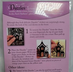 2 Sheets Scrapbooking Adhesive Patterns Stencils Stickers Halloween Witch Boo