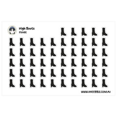 High Boots Stickers – Stylish Planner Stickers With Chic Boot Design