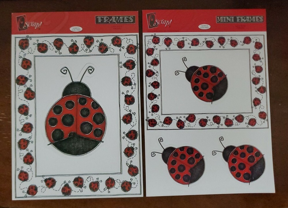 O’Scrap! Frames & Mini Frames scrapbooking frames & die cuts, Lady Bugs