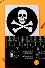 Skull & Crossbones Stickers Set Of 8