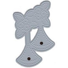 Joy Crafts Cutting and Embroidery Stencils CHRISTMAS BELLS 6002/2025