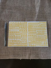 Creative Memories~Mini Sunflower Sassy ABC/123 Stickers