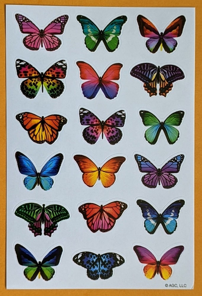 Butterflies Sticker Sheet