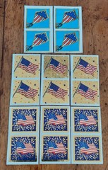 WWP DAV USA American Flag Warriors Red White Blue Patriotic Stickers Lot of 70