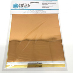Martha Stewart Foil & Glitter Transfer Sheets 6 Sets Metallic Tropical Gemstone