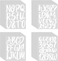 Comprehensive 576 Pcs Sticker Set Vinyl Alphabet Decals Back to School Supplies