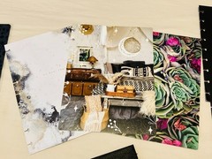 Happy Planner Lot of Classic Covers & Dividers – Moody Dark Floral – Deluxe