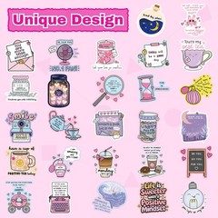 200 Pcs Inspirational Holographic Stickers for Adults,Vinyl Cute Positive Mot…