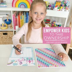 Sticker Chart for Kids Behavior at Home & Classroom – 25 Reward Chart for Kid…