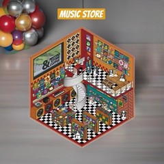 4 (3D) 5.8 x 5.0 Isometric Scene Rooms. Music, Toy, Play, and Magic Room.